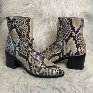 Snake Skin Boots